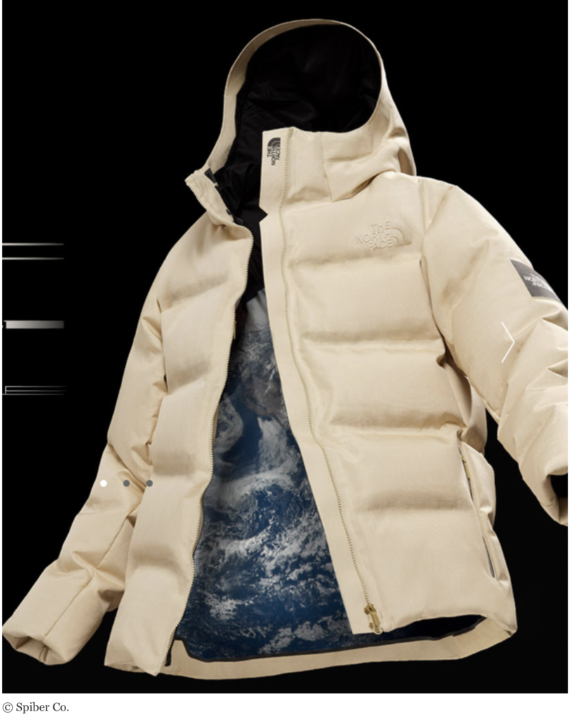 2021/01 Spider silk „moon parka” on limited sale from Goldwin, Japan