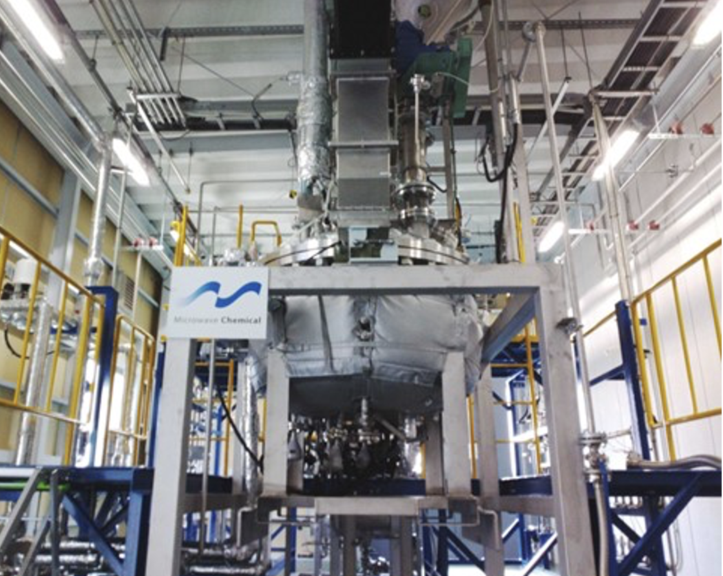 Microwave Chemical Co. completes 1 t/d demonstration facility for microwave-based recycling of plastics